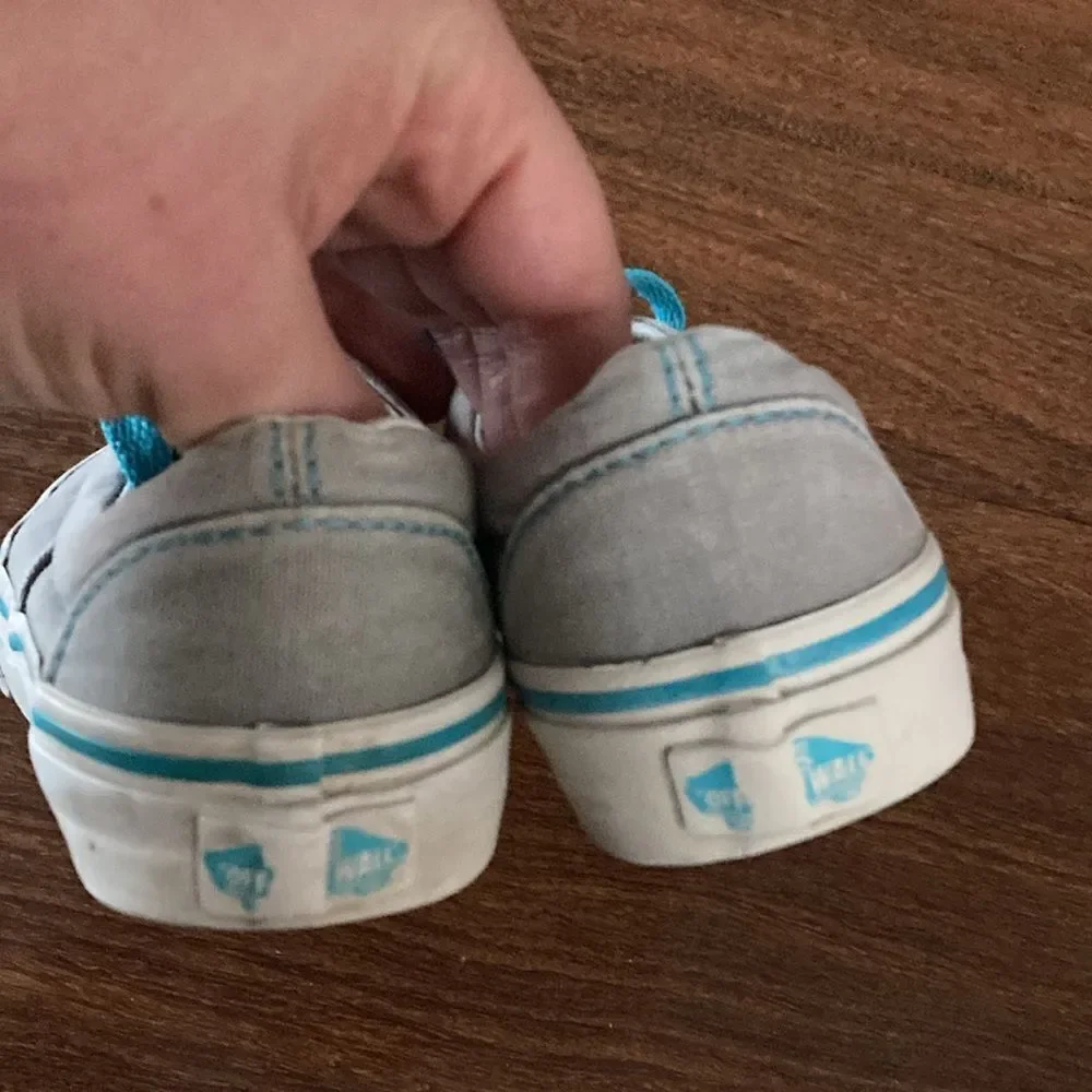 Vans Gray Kids Sneakers sz 11